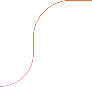 Orange border gradient shape
